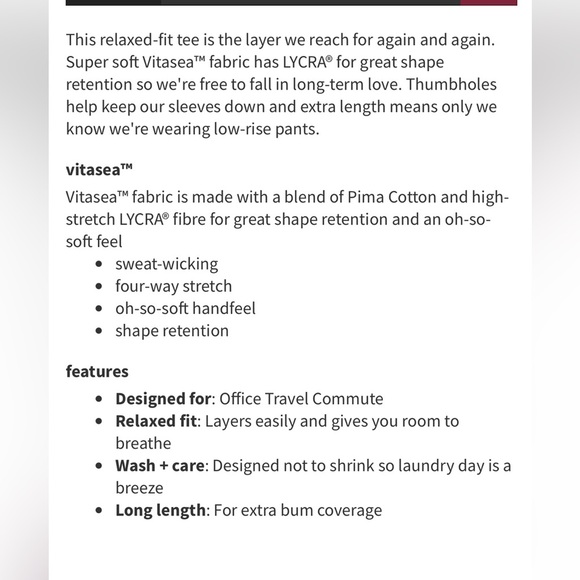 Lululemon Yogini 5 Year Long Sleeve Tee - Picture 8 of 8